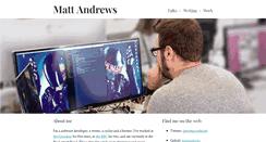 Desktop Screenshot of mattandrews.info